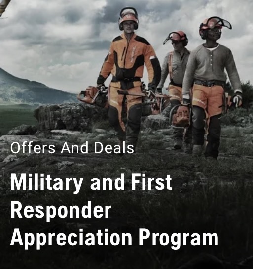 Husqvarna Military and First Responder Appreciation Program
